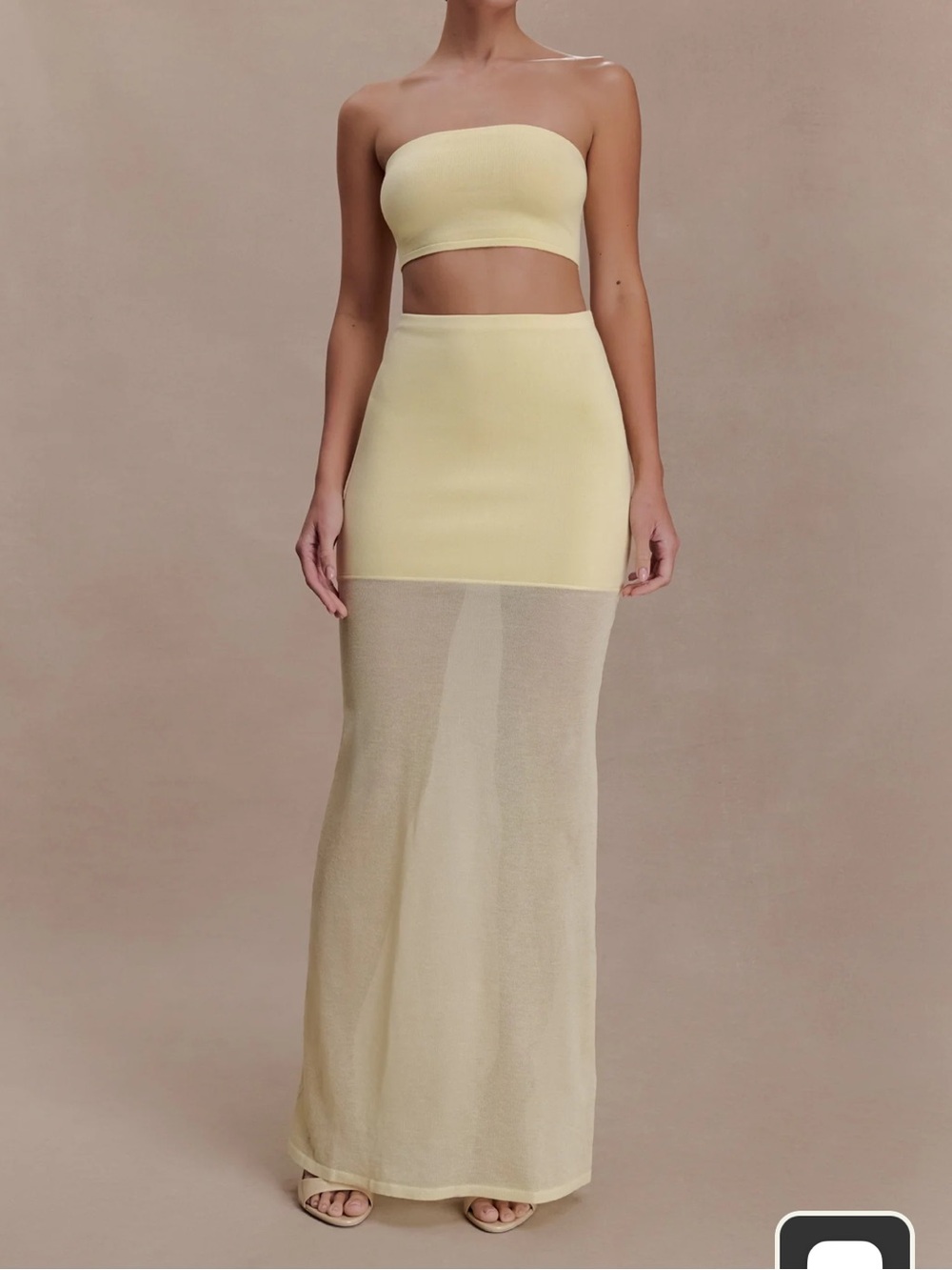 NWT Meshki Yellow Skirt & Top